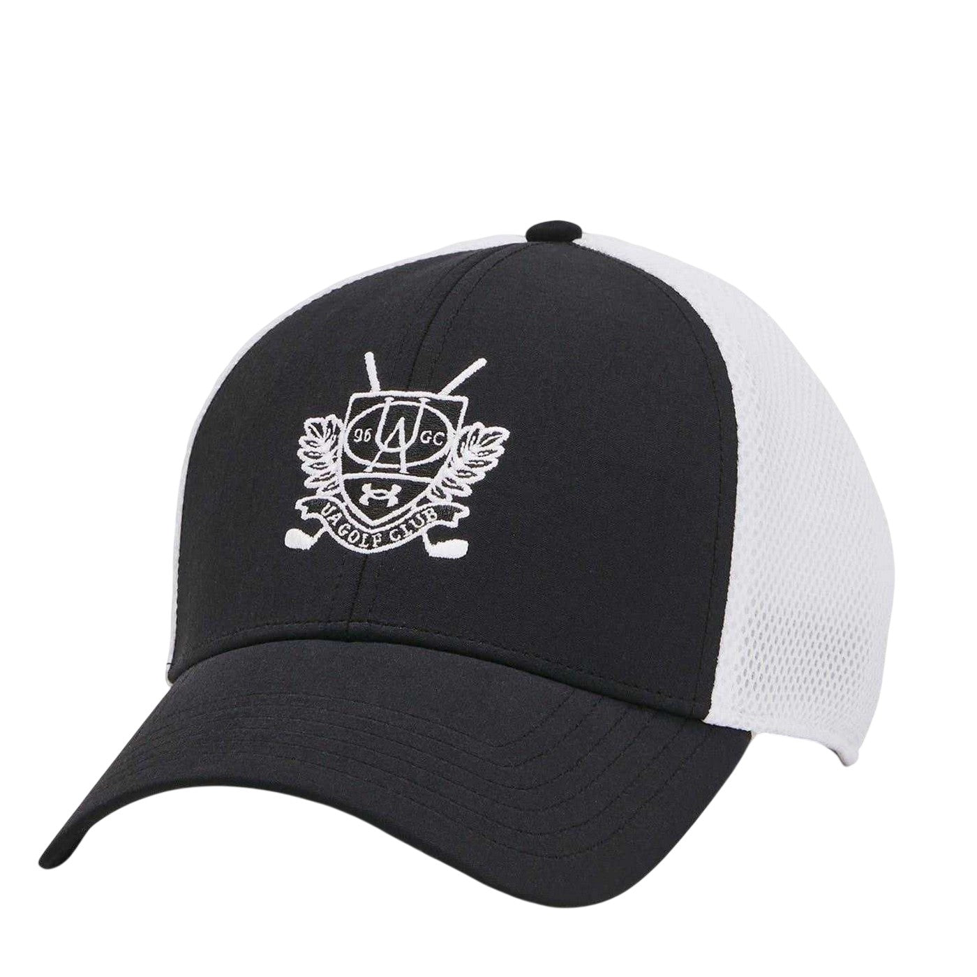 Black - Front - Under Armour Mens UA Golf Club Cap