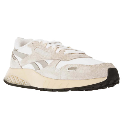 White-Grey - Front - Reebok Unisex Adult Leather Hexalite Trainers