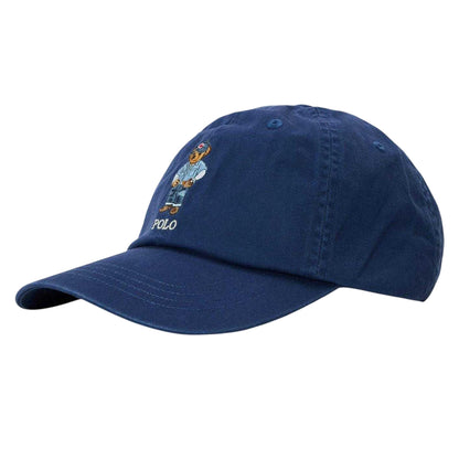 Light Navy - Front - Ralph Lauren Unisex Adult Polo Bear Baseball Cap