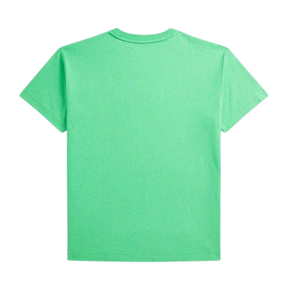 Green - Back - Ralph Lauren Childrens-Kids Logo Short-Sleeved T-Shirt