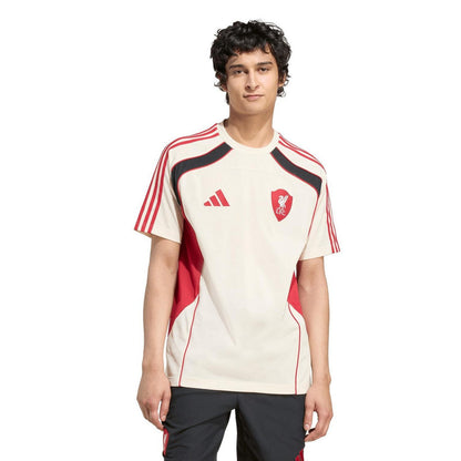 White - Lifestyle - Adidas Mens Urban Purist Liverpool FC T-Shirt