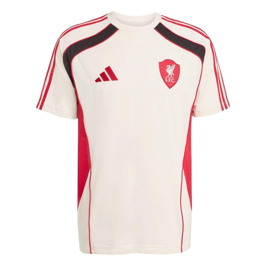 White - Front - Adidas Mens Urban Purist Liverpool FC T-Shirt