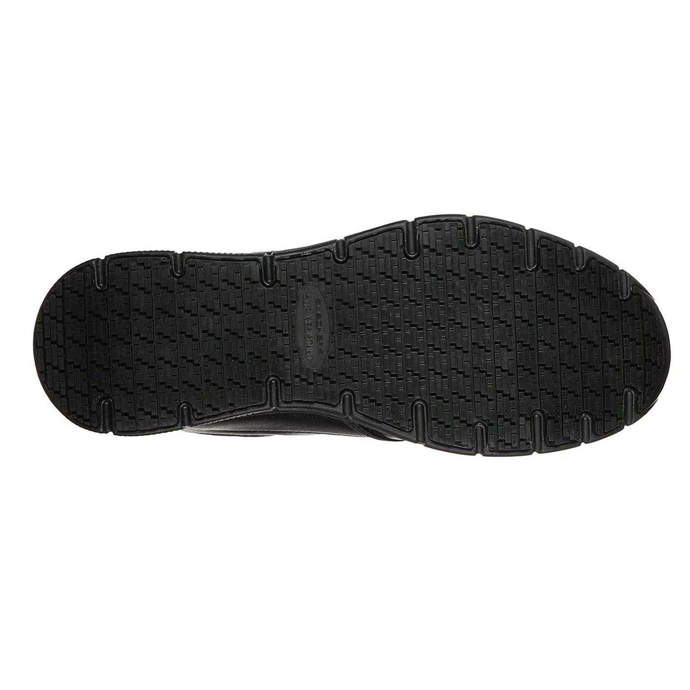 Black - Back - Skechers Mens Nampa Groton Relaxed Fit Shoes