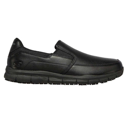 Black - Front - Skechers Mens Nampa Groton Relaxed Fit Shoes