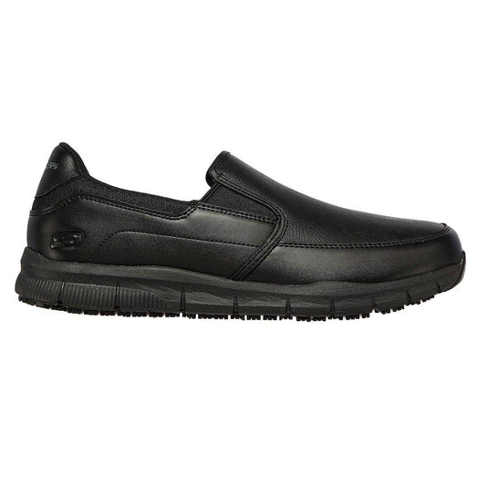 Black - Front - Skechers Mens Nampa Groton Relaxed Fit Shoes