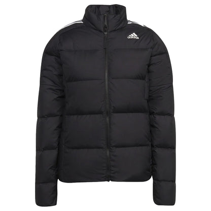 Black - Front - Adidas Womens-Ladies Essentials Midweight Down Jacket