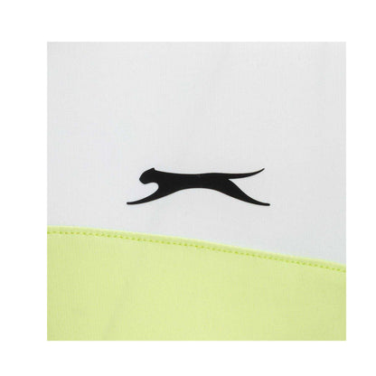 White-Lime - Lifestyle - Slazenger Womens-Ladies Court Lightweight T-Shirt