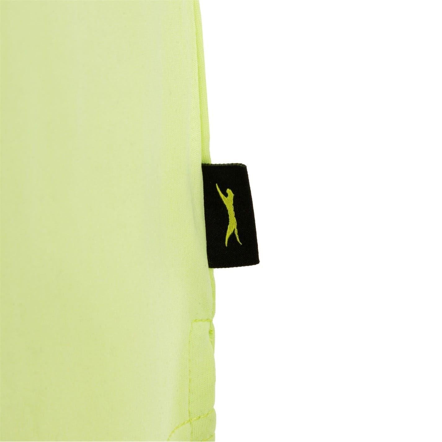 White-Lime - Pack Shot - Slazenger Womens-Ladies Court Lightweight T-Shirt