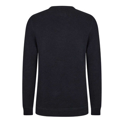 Black - Back - Jack Wills Mens Linus Seed Stitched Jumper