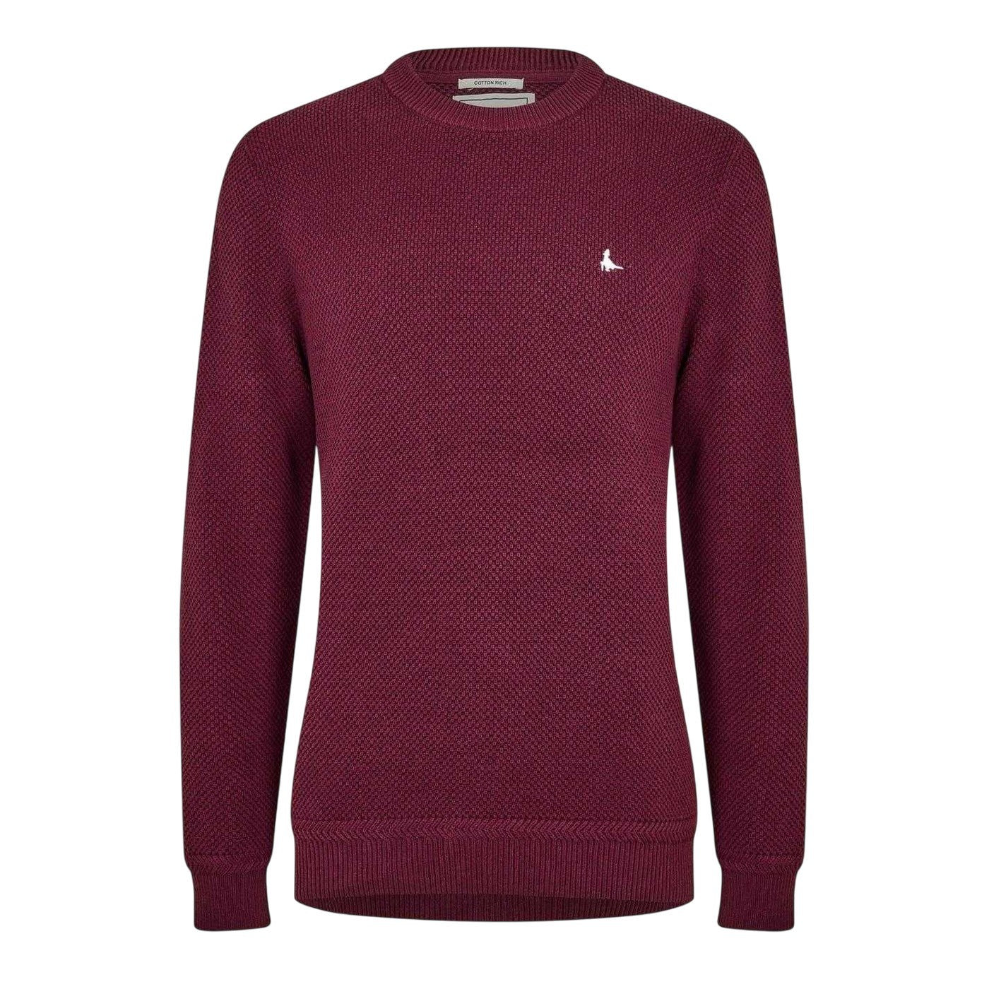 Fig - Front - Jack Wills Mens Linus Seed Stitched Jumper
