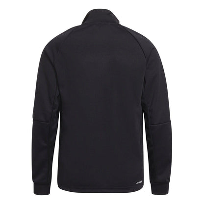 Black-White - Back - Adidas Childrens-Kids Sereno 3 Stripes Track Jacket