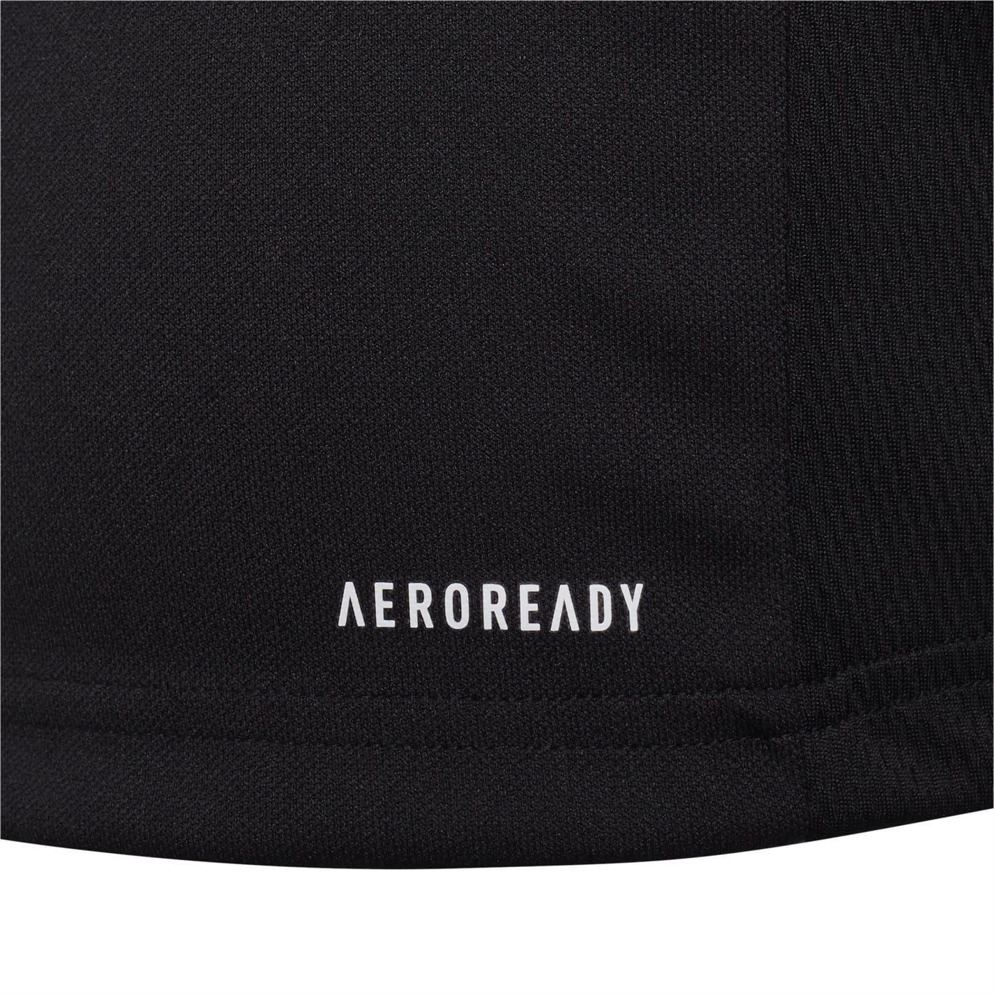 Black-White - Side - Adidas Childrens-Kids Sereno 3 Stripes Track Jacket