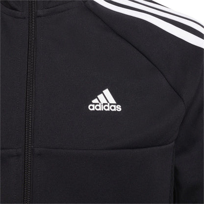 Black-White - Lifestyle - Adidas Childrens-Kids Sereno 3 Stripes Track Jacket