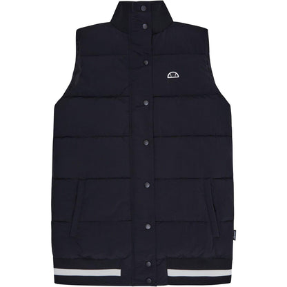 Black - Front - Ellesse Unisex Adult Padded Gilet