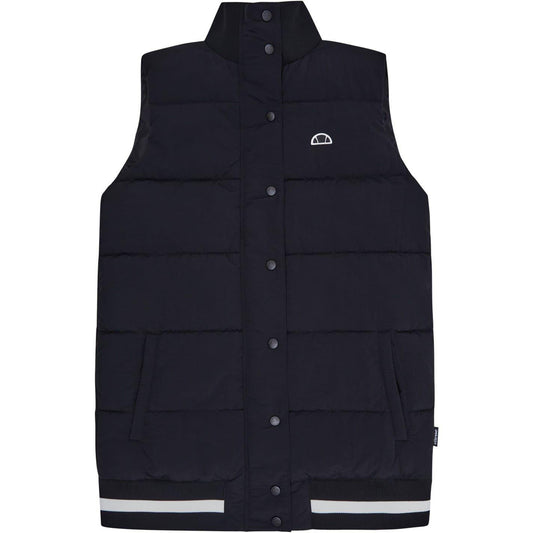 Black - Front - Ellesse Unisex Adult Padded Gilet