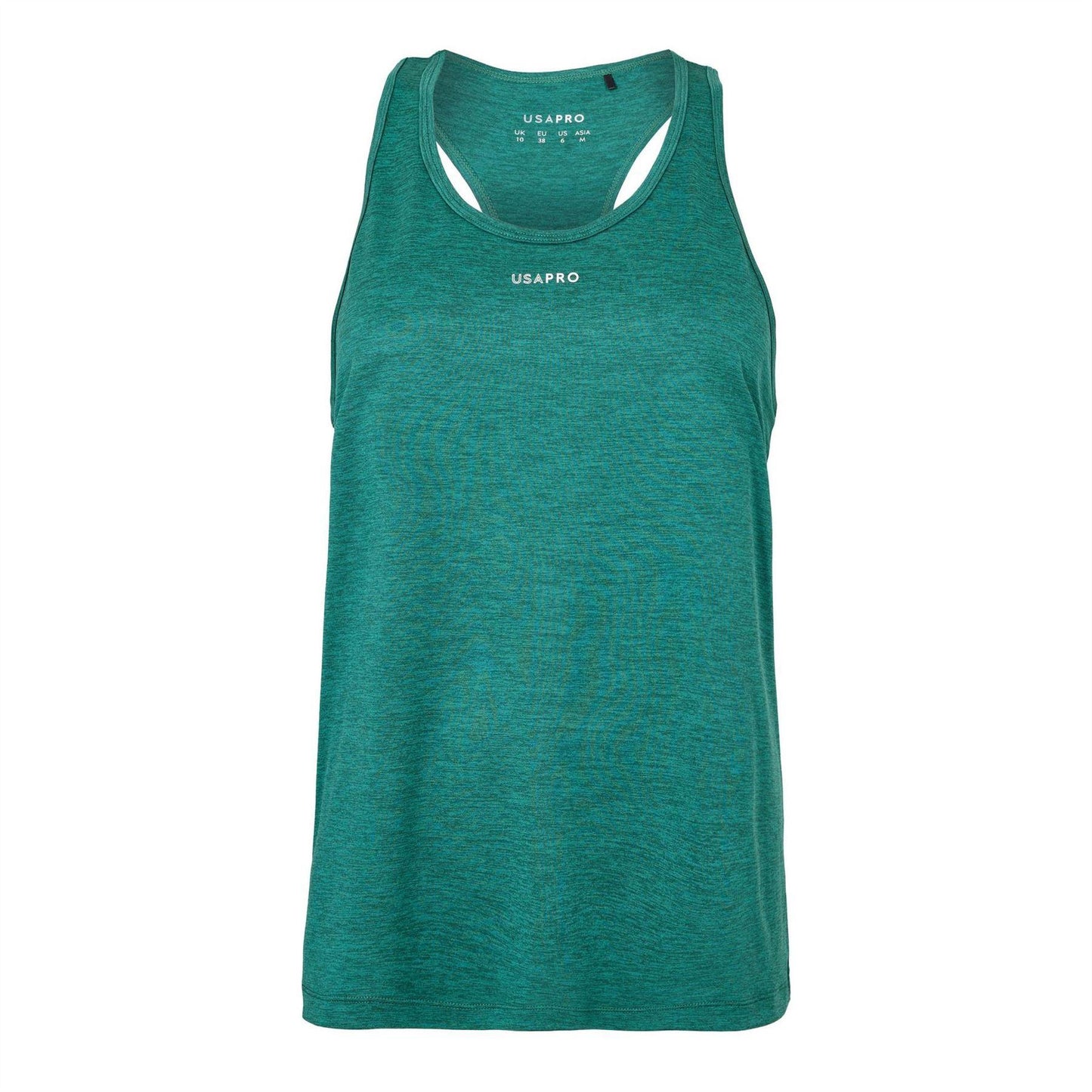 Forest Green - Front - USA Womens-Ladies Pro Flex Tank Top