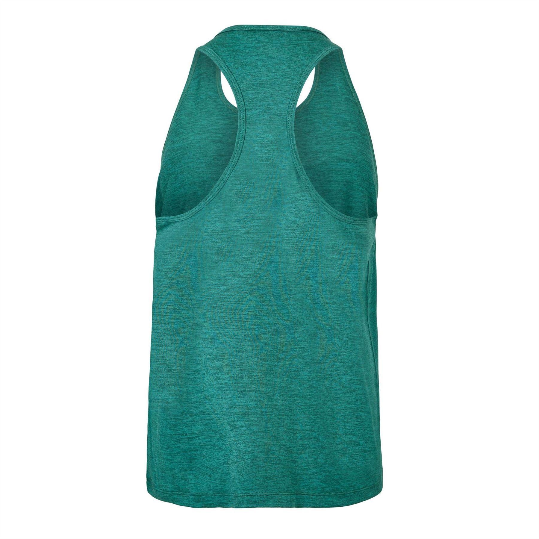 Forest Green - Back - USA Womens-Ladies Pro Flex Tank Top
