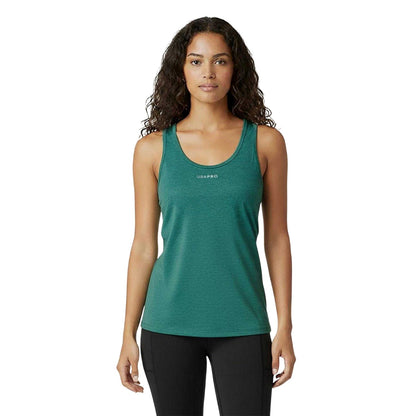 Forest Green - Side - USA Womens-Ladies Pro Flex Tank Top