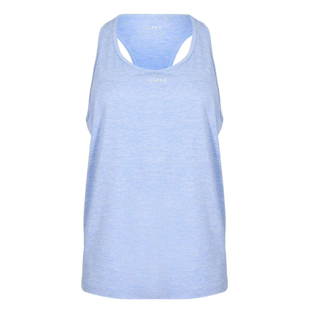 Brunnera Blue - Front - USA Womens-Ladies Pro Flex Tank Top