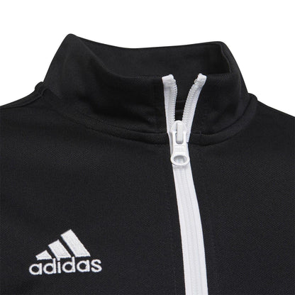Black - Pack Shot - Adidas Childrens-Kids Entrada 22 Track Jacket
