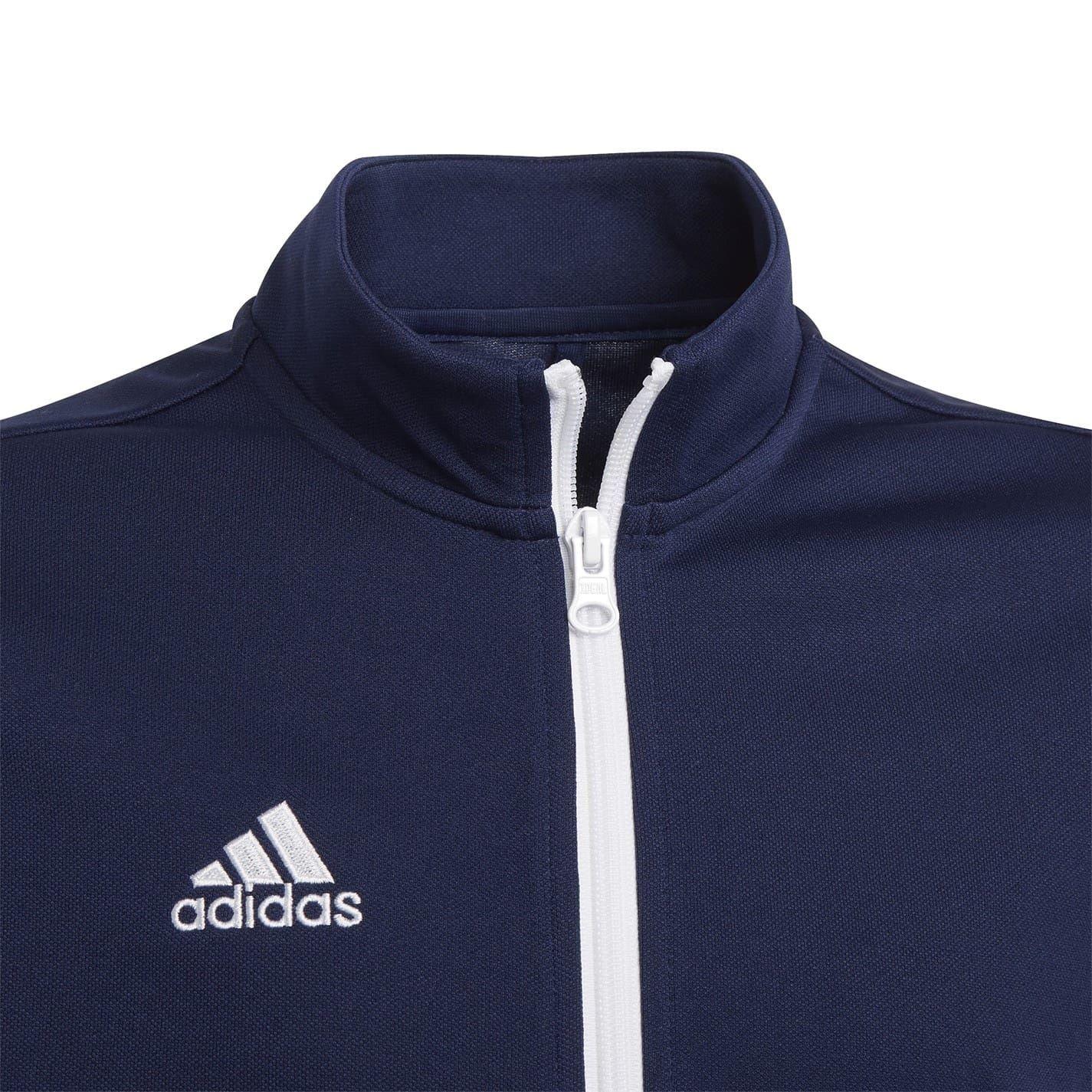 Navy - Pack Shot - Adidas Childrens-Kids Entrada 22 Track Jacket