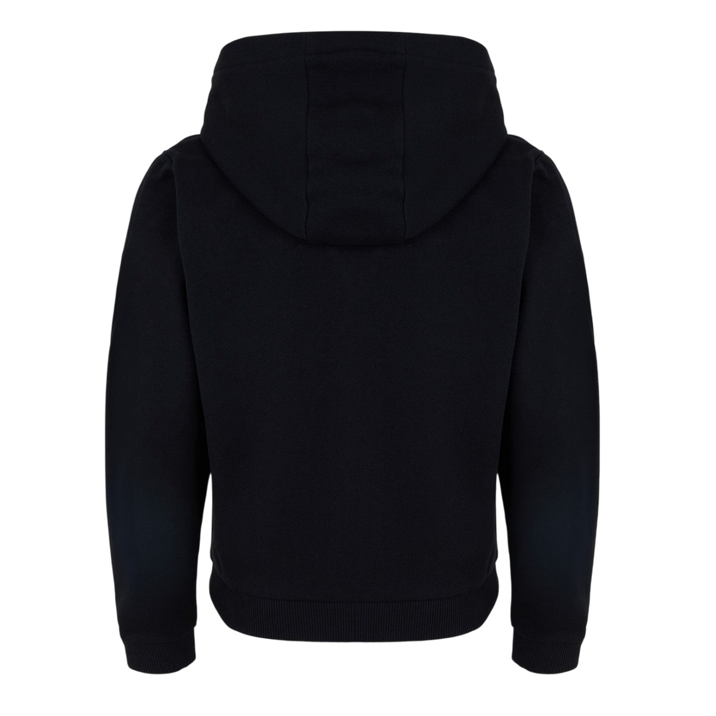 Black - Back - Hugo Childrens-Kids Lettering Logo Regular Full Zip Hoodie