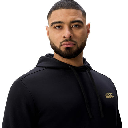 Black - Side - Canterbury Mens Tempo+ Full Zip Hoodie