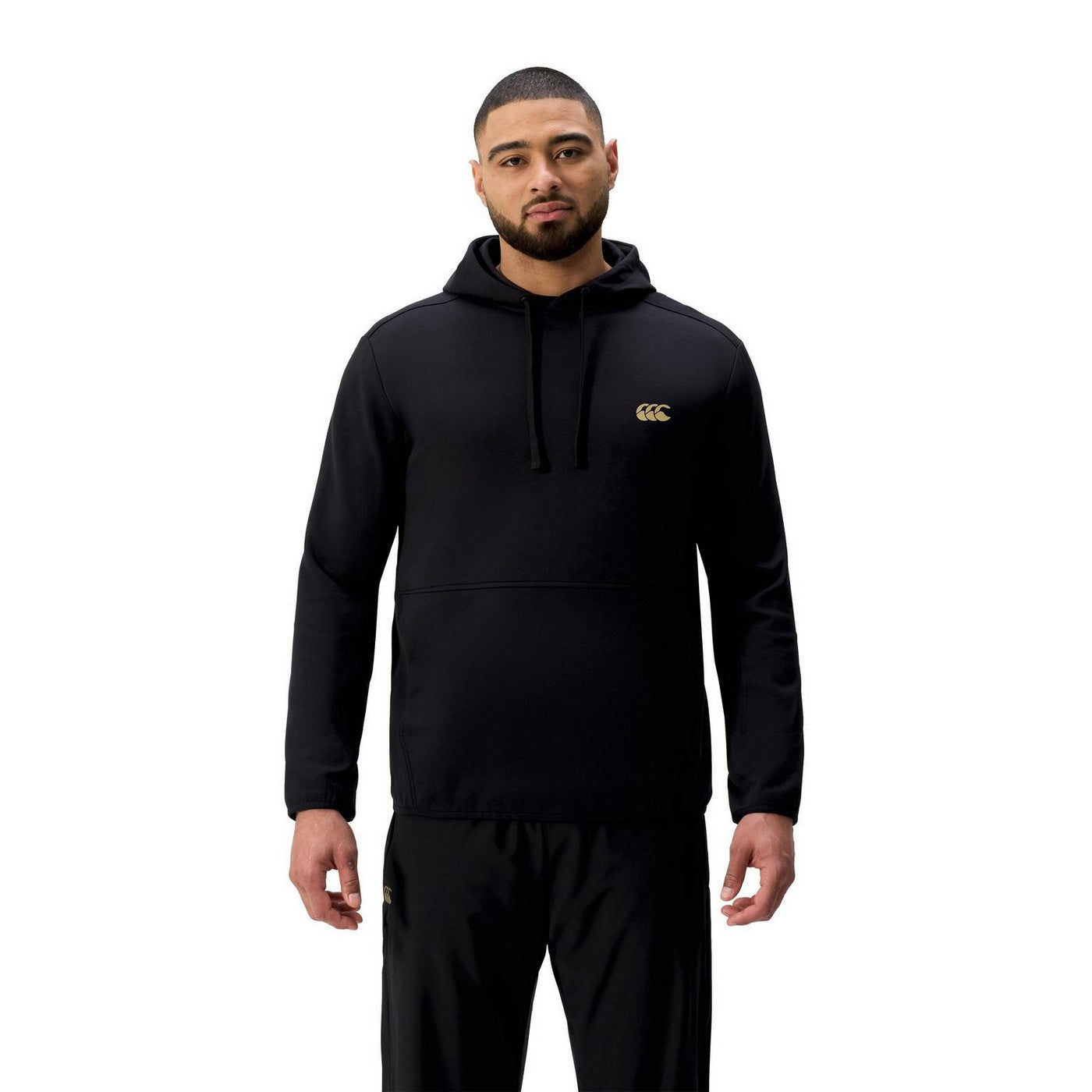 Black - Lifestyle - Canterbury Mens Tempo+ Full Zip Hoodie
