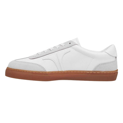 White - Lifestyle - Ted Baker Mens Robert Leather Flat Trainers