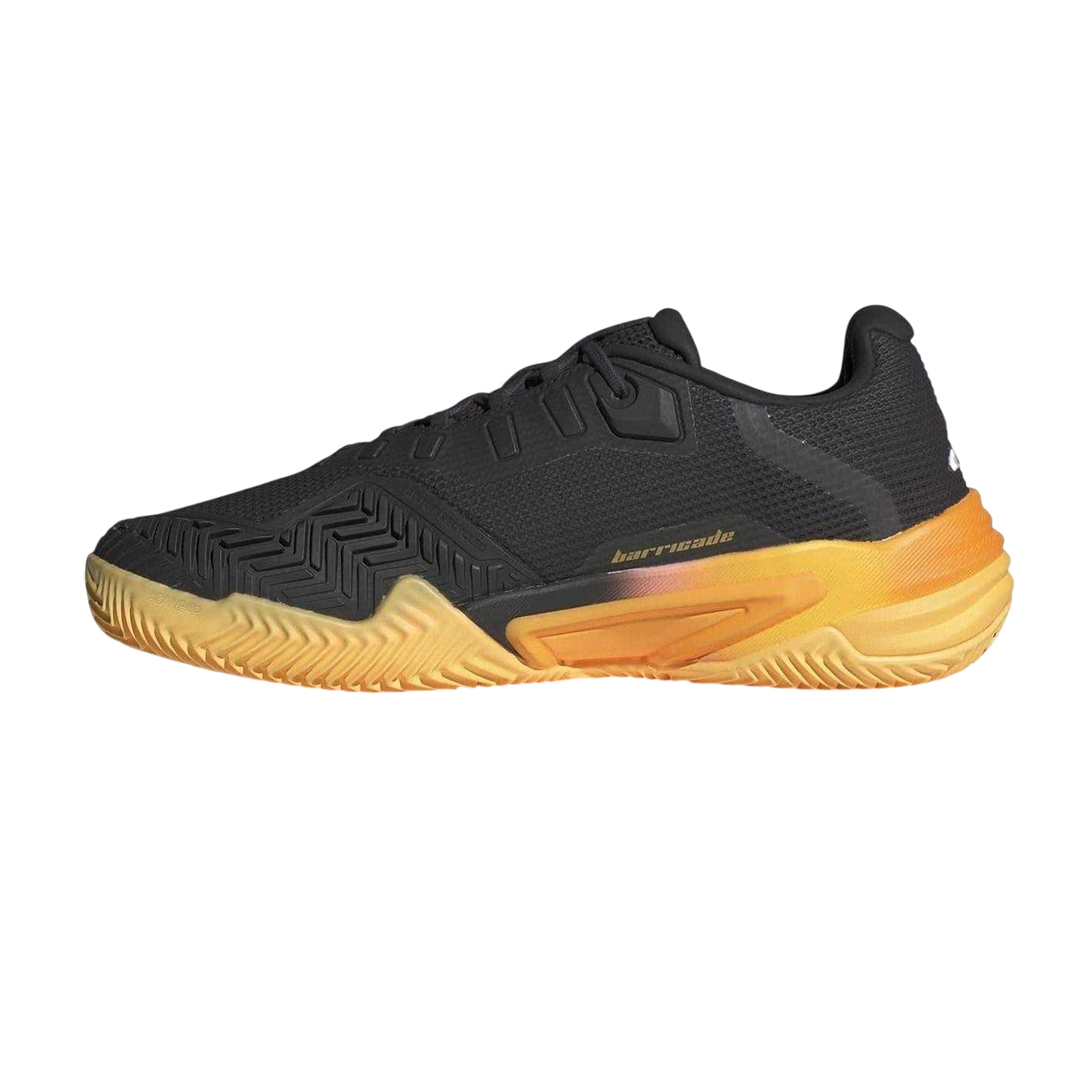Black-Metal-Spark - Side - Adidas Mens Barricade 13 Clay Tennis Shoes