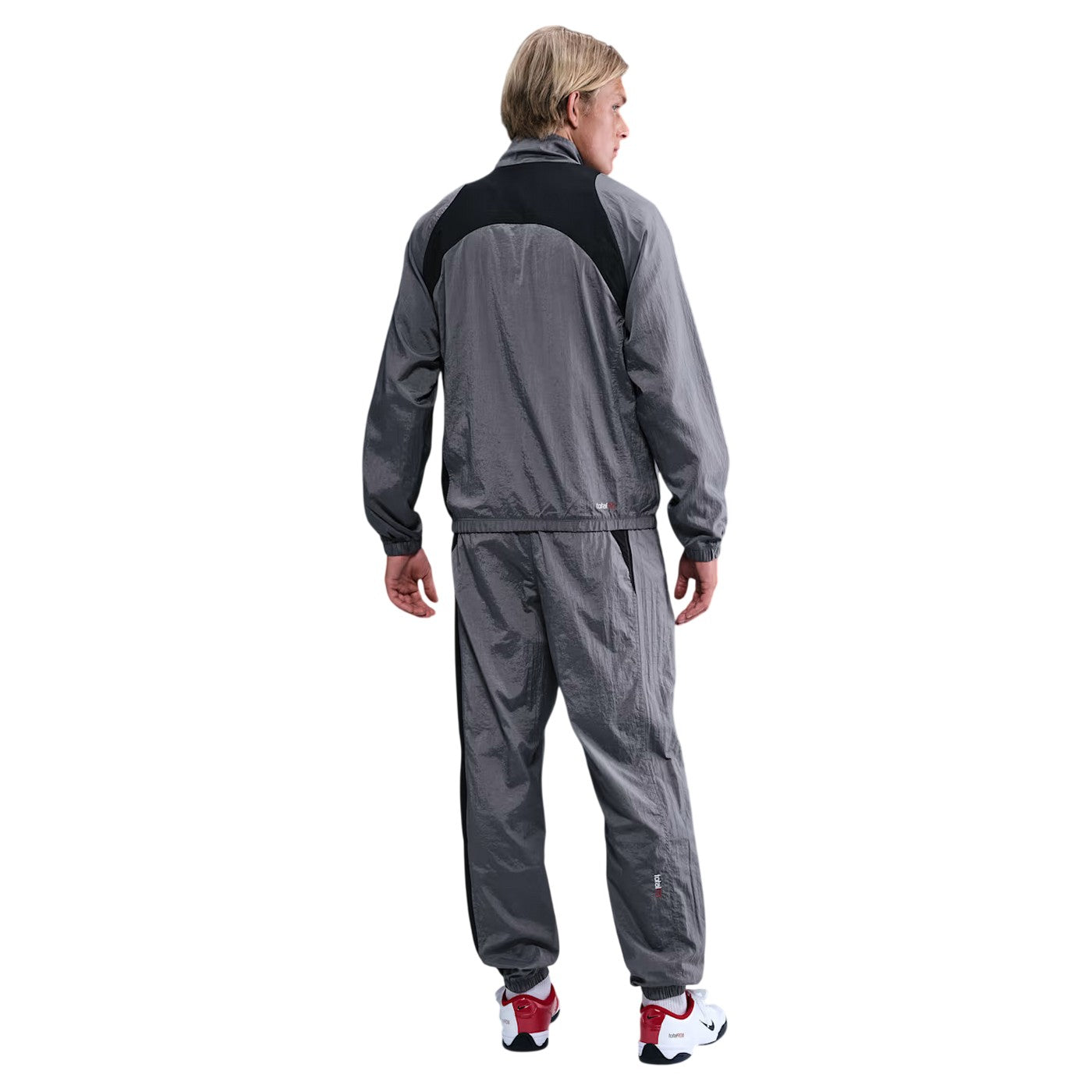 Light Grey - Back - Nike Mens Total 90 Water Repellent Track Jacket