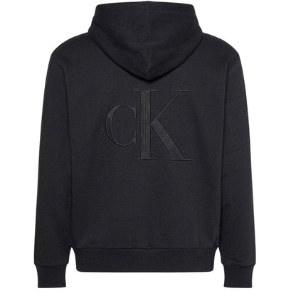 Black - Back - Calvin Klein Mens Hoodie