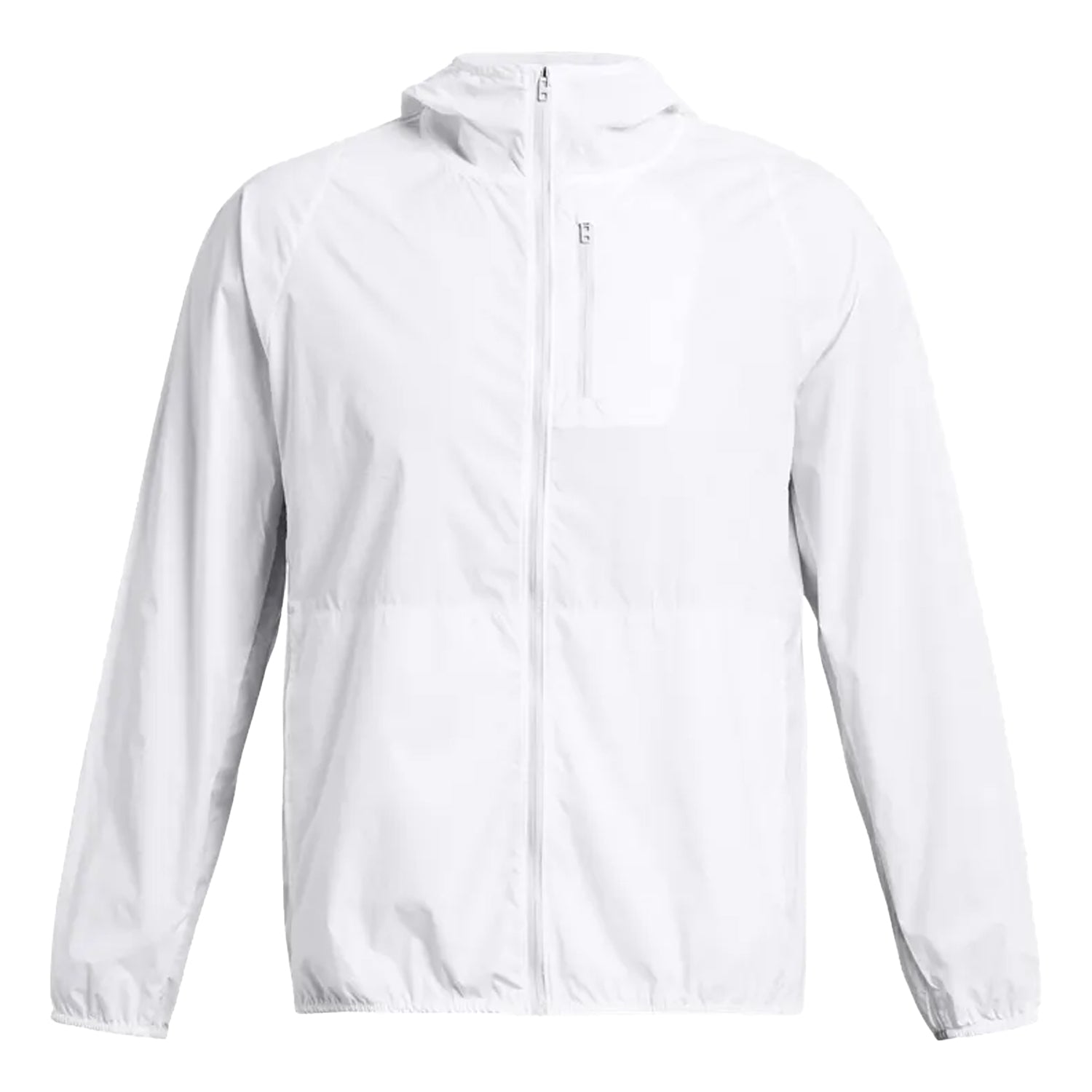 White - Front - Under Armour Mens Launch Lightweight Jacket