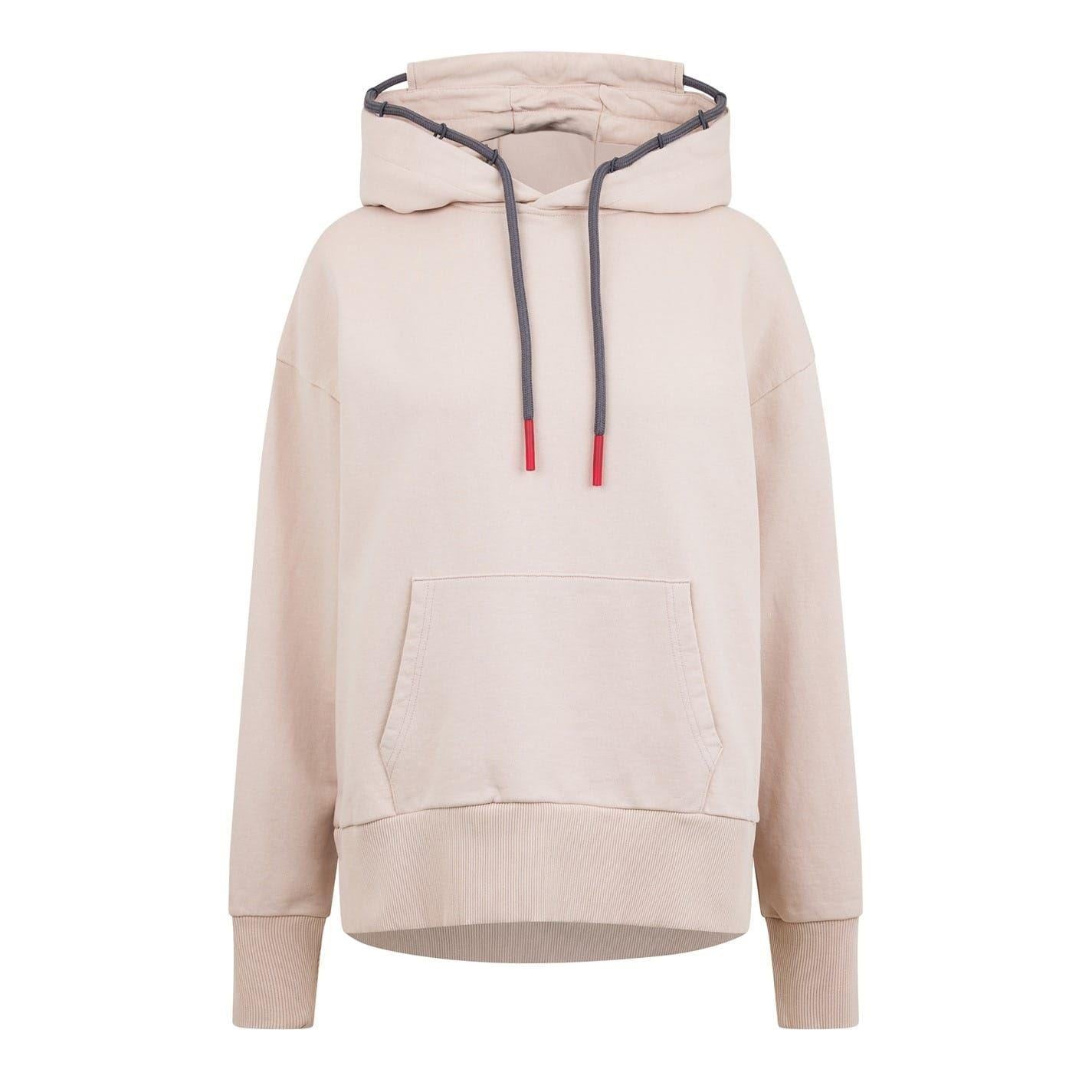 Sandstorm - Front - Red Run Womens-Ladies Core Back Print Cotton Hoodie