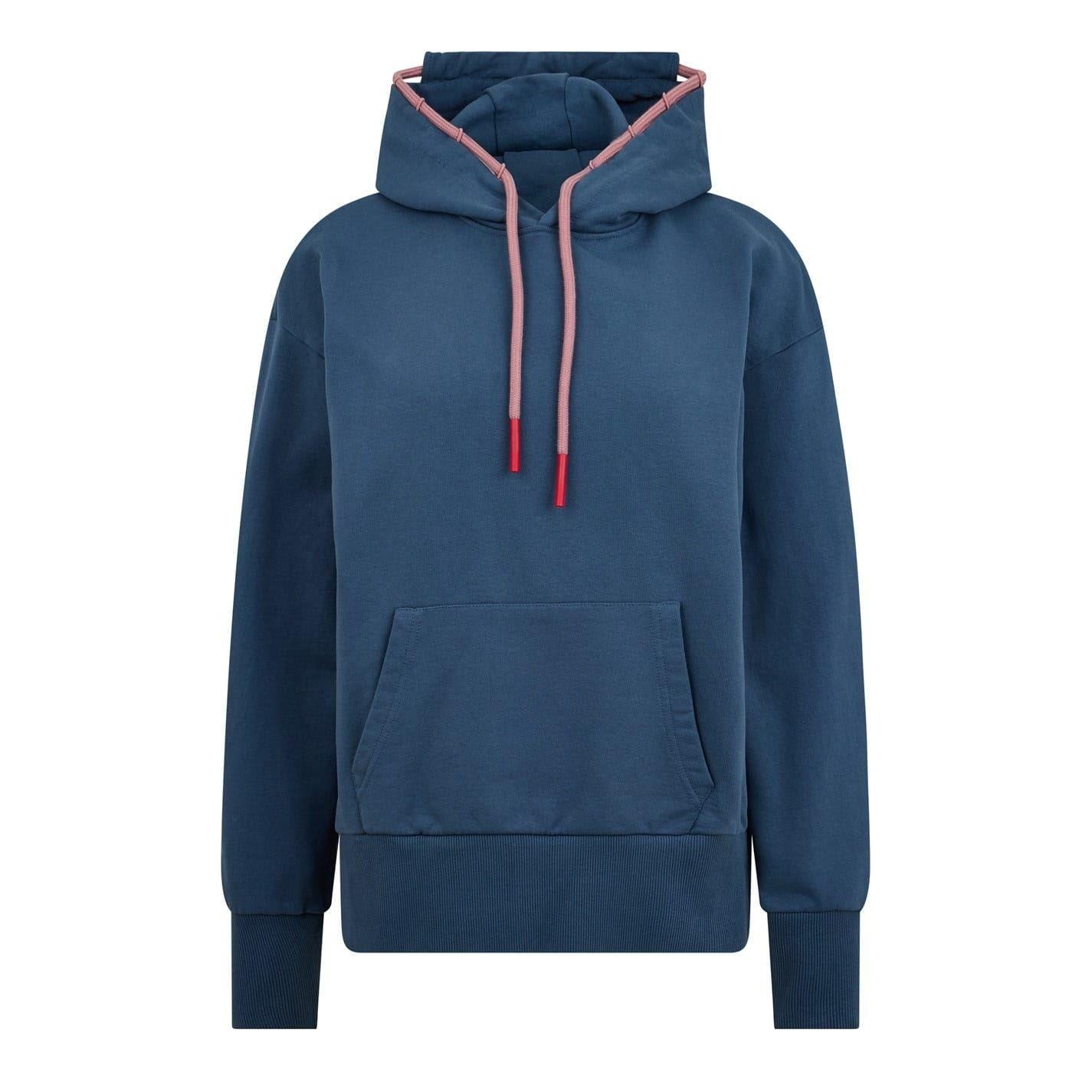Midnight - Front - Red Run Womens-Ladies Core Back Print Cotton Hoodie