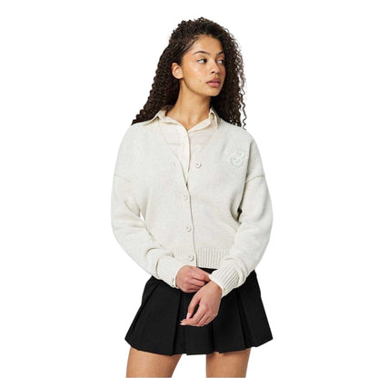 Light Heather - Lifestyle - Jack Wills Womens-Ladies Knitted V Neck Cardigan