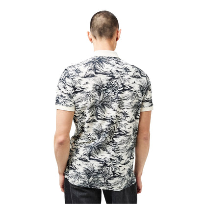 Desert Sky Print - Lifestyle - Tommy Hilfiger Mens Linen Polo Shirt