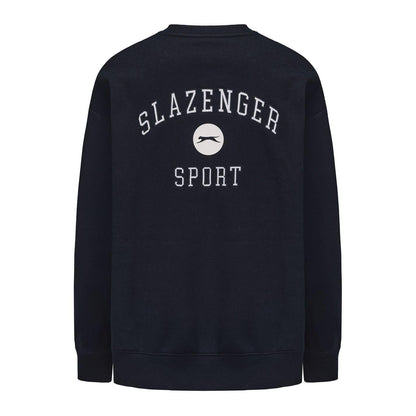 Navy - Back - Slazenger Mens Poly Fleece Sweatshirt