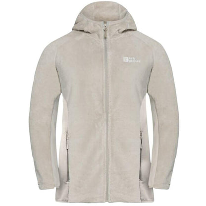Sand - Front - Jack Wolfskin Womens-Ladies Rotwand Raglan Hooded Jacket