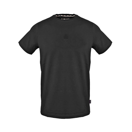 Black - Front - Aquascutum Mens Regular T-Shirt