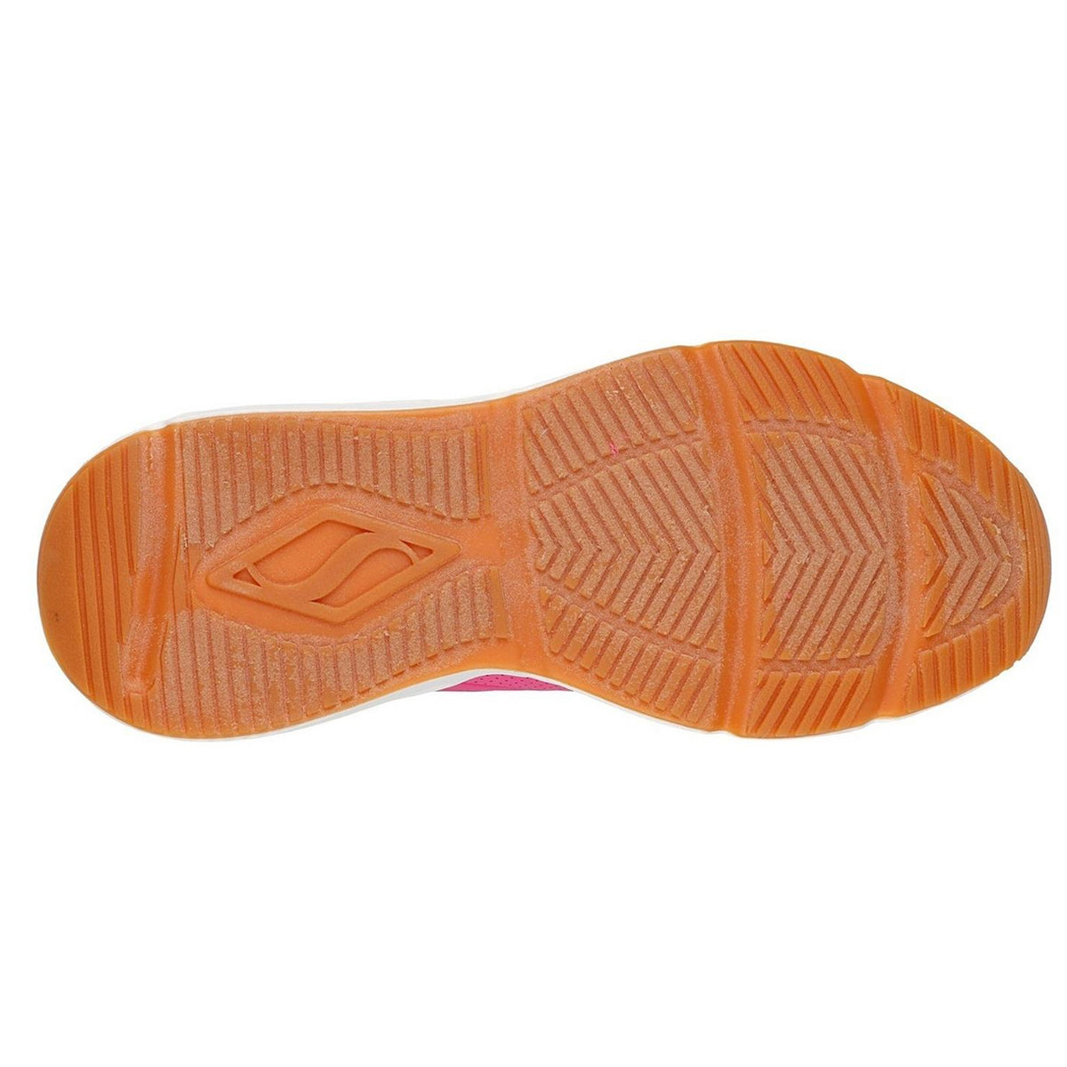 Hot Pink - Back - Skechers Womens-Ladies Tres Air Uno Revolution-Airy Skech-Air Trainers