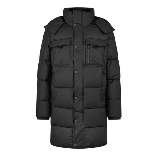 Black - Front - Jack Wills Mens Padded Puffer Jacket
