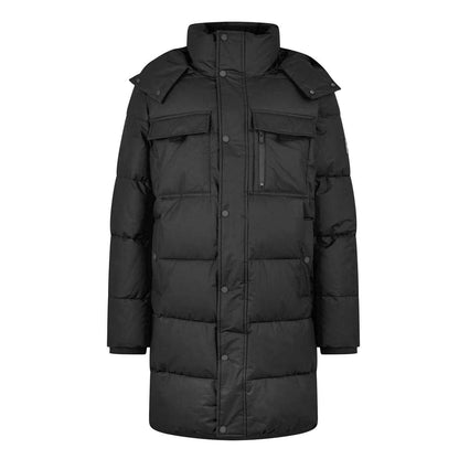 Black - Front - Jack Wills Mens Padded Puffer Jacket