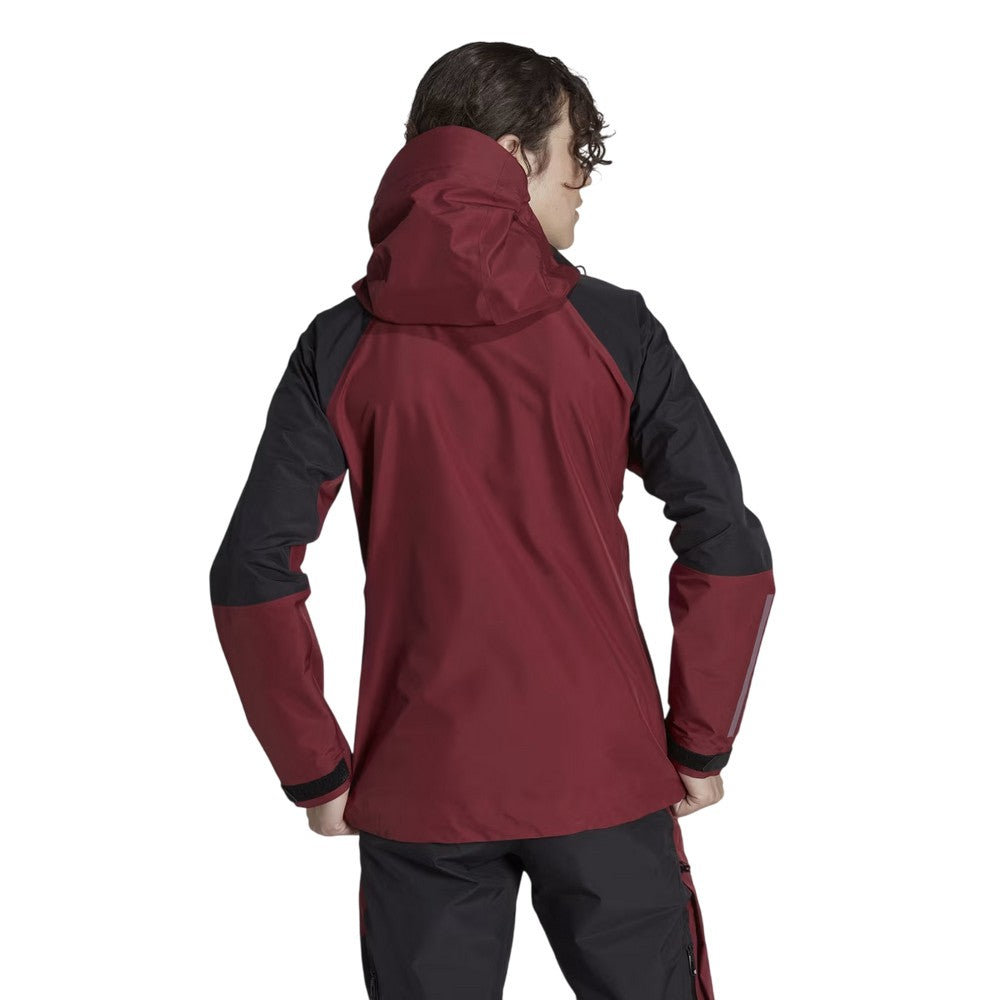 Red - Back - Adidas Womens-Ladies Jacket