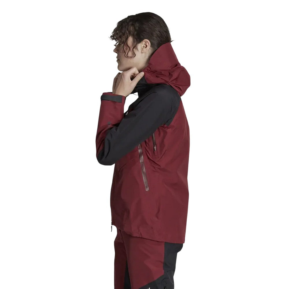 Red - Side - Adidas Womens-Ladies Jacket