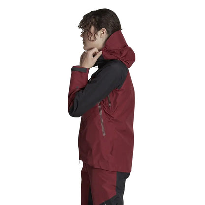 Red - Side - Adidas Womens-Ladies Jacket