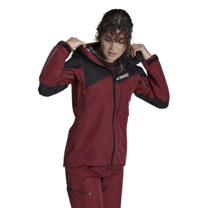 Red - Lifestyle - Adidas Womens-Ladies Jacket