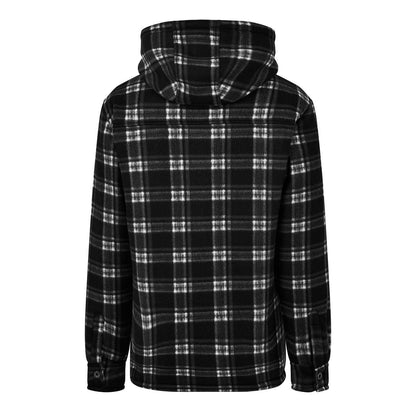 Black - Back - Dunlop Mens Heavy Duty Full Zip Hoodie