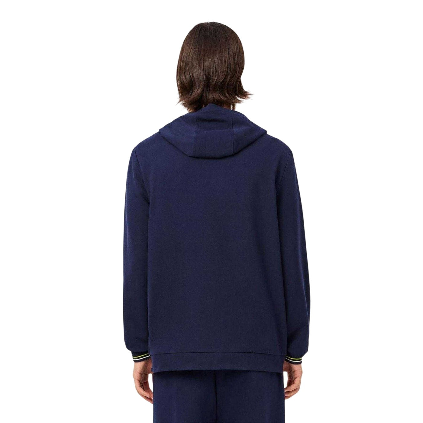 Navy - Pack Shot - Lacoste Unisex Adult Loungewear Hoodie