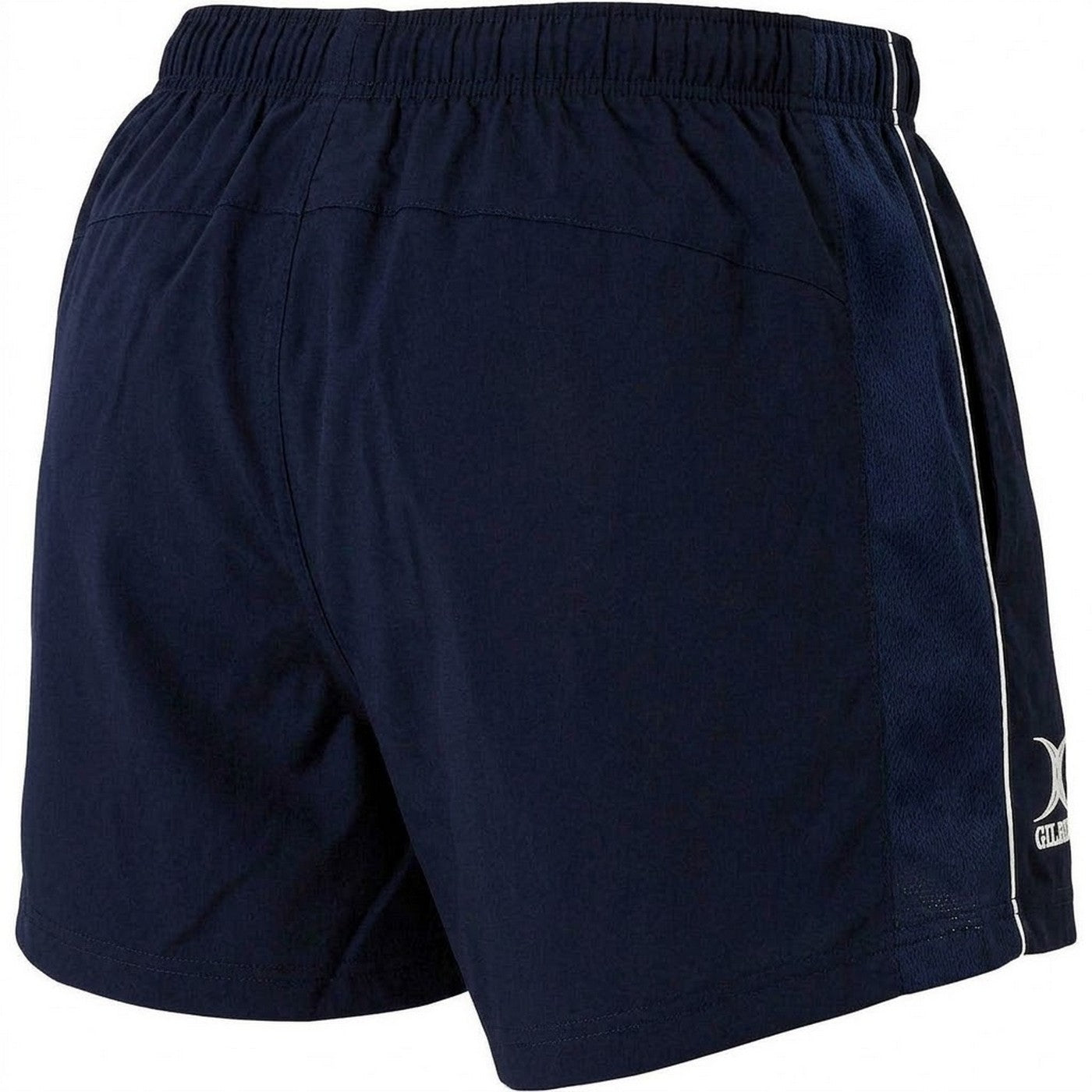 Navy - Back - Gilbert Mens Match Rugby Shorts